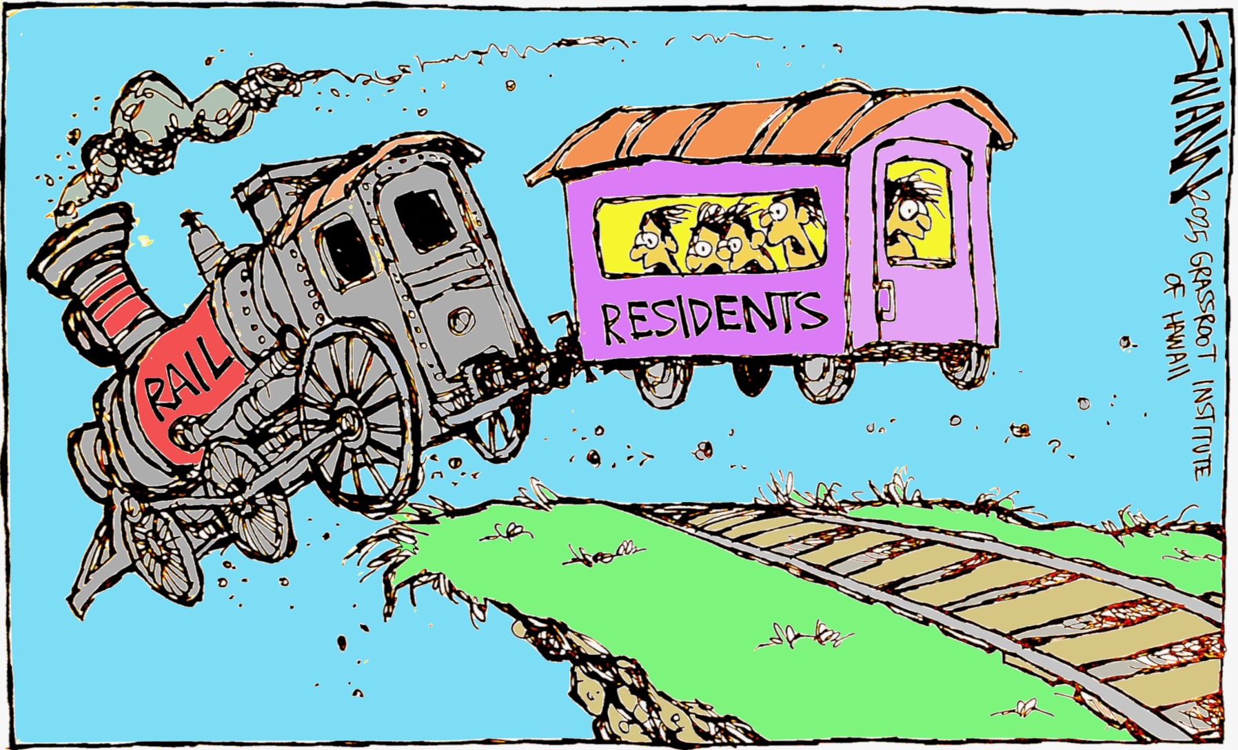 Rail is a fail; who's going to hit the brakes?