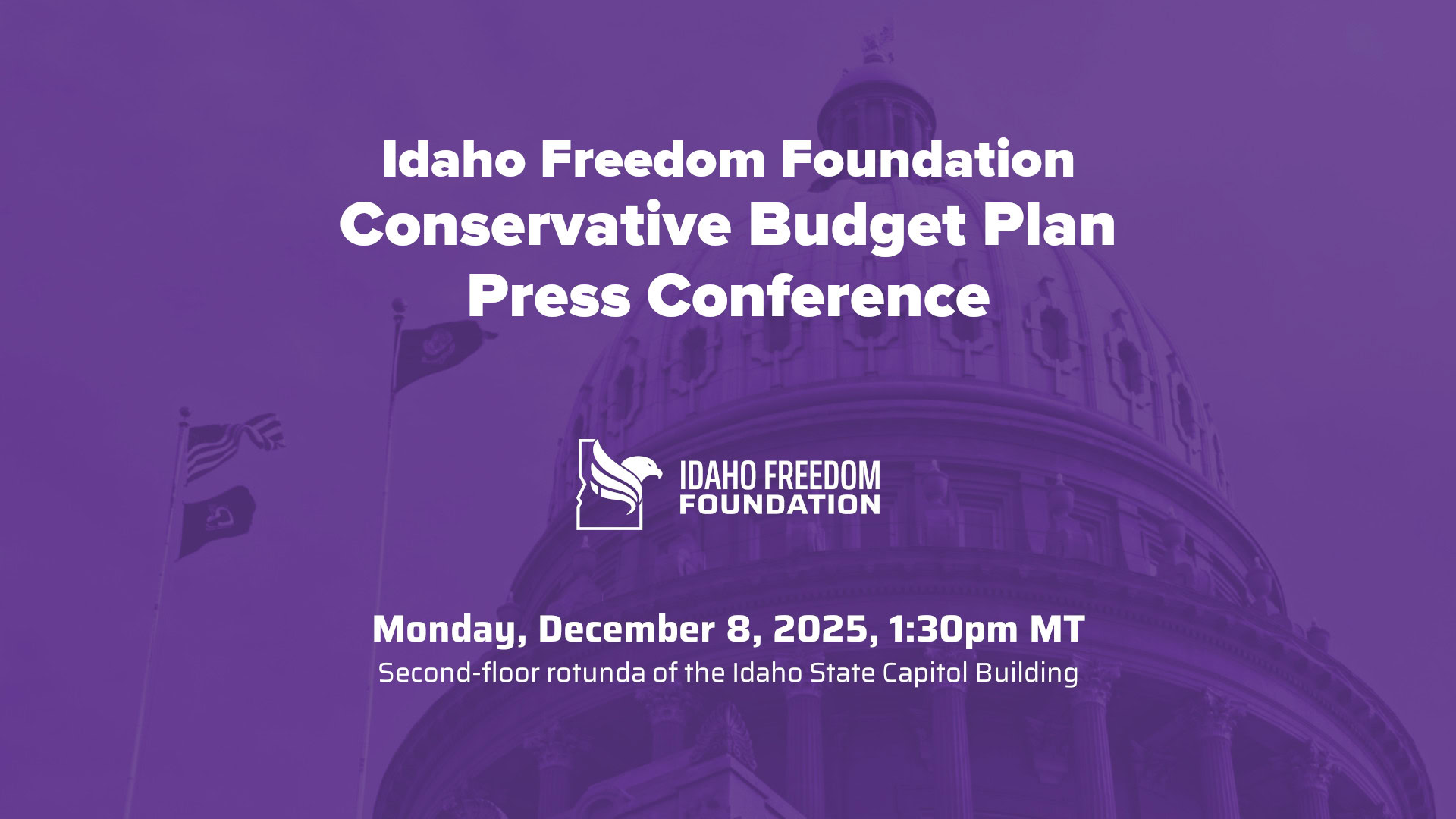Idaho Freedom Foundation to Hold Budget Press Conference