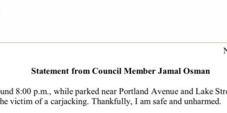 Minneapolis City Council Member Carjacked