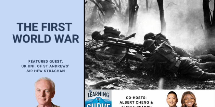 UK Uni. of St Andrews' Sir Hew Strachan on the First World War