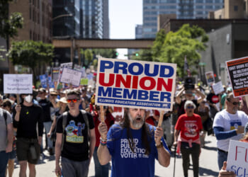Illinois at near record-low union membership in 2025