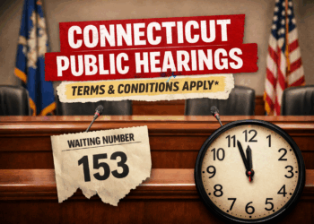 Connecticut Public Hearings Come with an Asterisk 