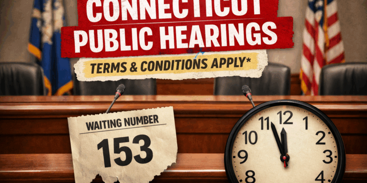 Connecticut Public Hearings Come with an Asterisk 