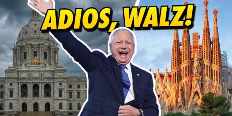 Adios, Walz! The Governor Takes MN’s RADICAL Policies Worldwide