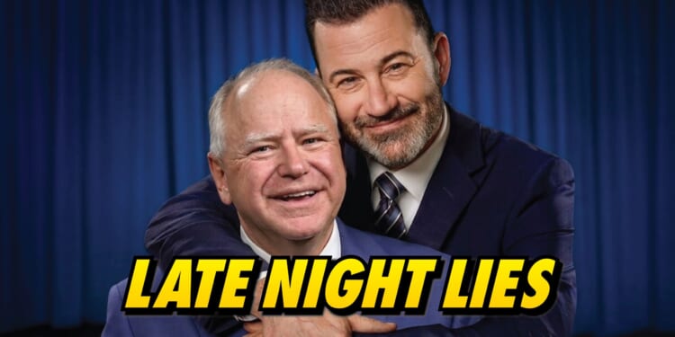 Kimmel CRINGE: Walz’s late night LIES
