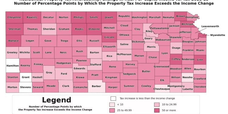 property tax affordability map