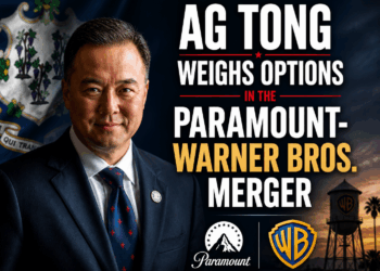 AG Tong Weighs Options as States Eye Challenge to Paramount-Warner Bros. Merger 