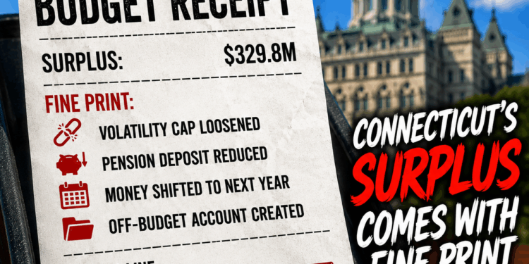 Connecticut’s Surplus Comes with Fine Print