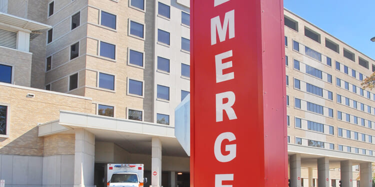 emergency room sign