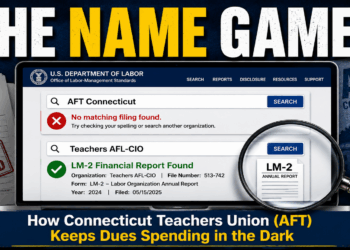 The Name Game: How Connecticut Teachers Union (AFT) Keeps Dues Spending in the Dark
