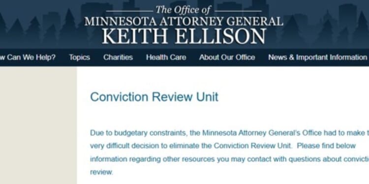 Attorney General Ellison pulls the plug on his “Conviction Review Unit”