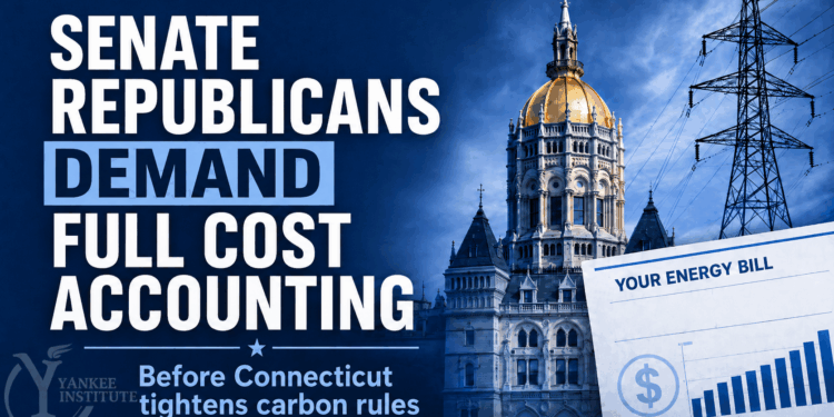 Senate Republicans Demand Full Cost Accounting Before Connecticut Tightens Carbon Rules