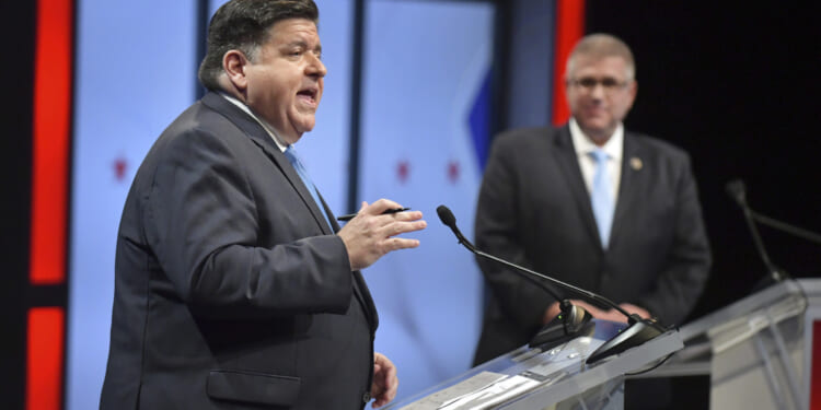 Pritzker’s third-term bid for Illinois governor would be barred in 37 states