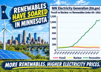 Minnesota’s meteoric rise in renewables, drove up electricity prices