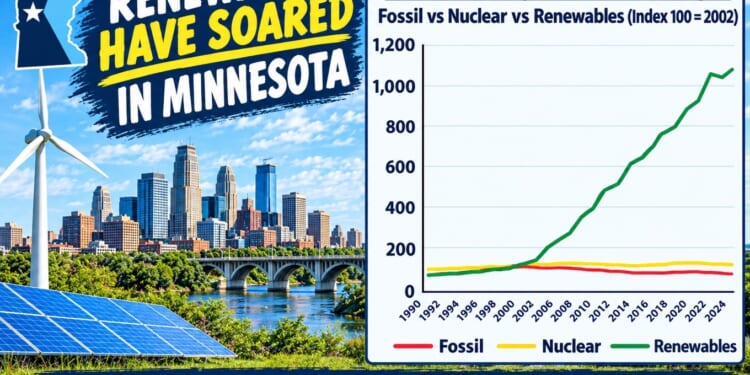 Minnesota’s meteoric rise in renewables, drove up electricity prices