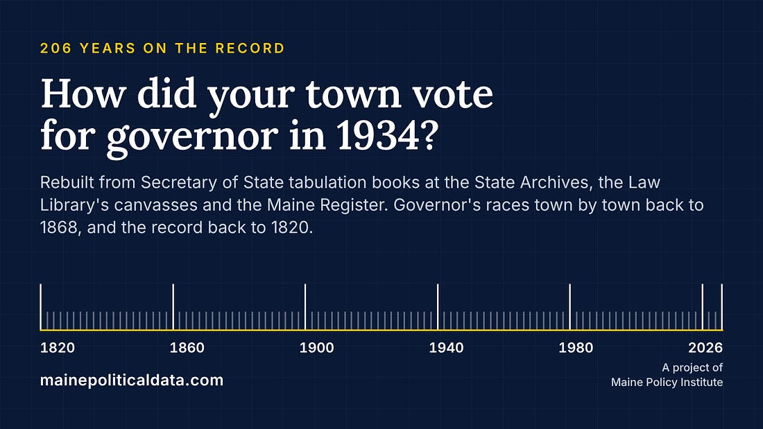 history_post.png How did your town vote for governor in 1934? Now you can look it up.