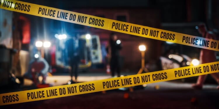 Crime,Scene,At,Night:,Crime,Scene,Investigation,Team,Working,On